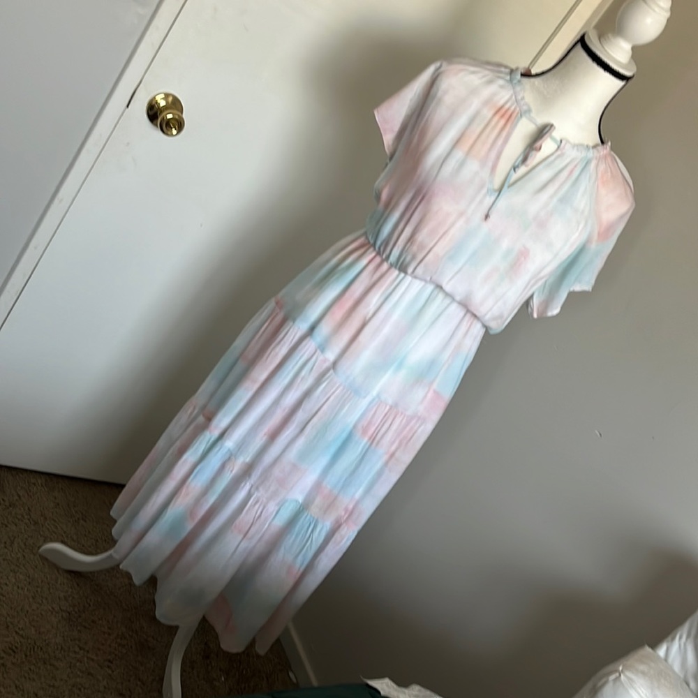 Cloth & Stone pastel maxi dress